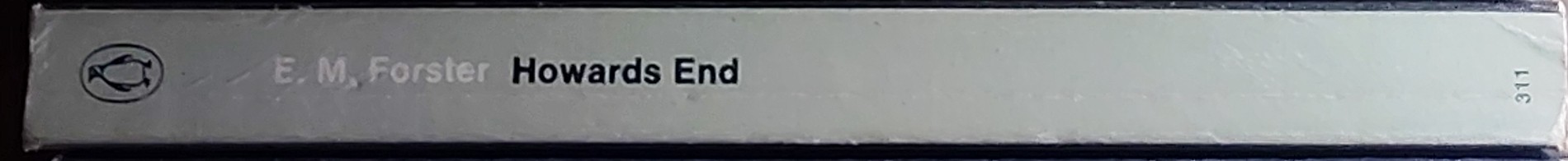 E.M. Forster  HOWARDS END spine of book image