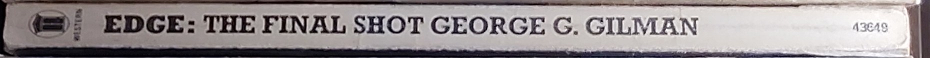 George G. Gilman  EDGE 16: THE FINAL SHOT spine of book image