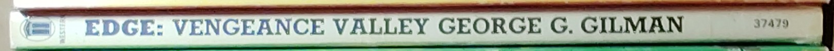 George G. Gilman  EDGE 17: VENGEANCE VALLEY spine of book image