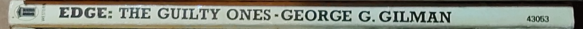 George G. Gilman  EDGE 31: THE GUILTY ONES spine of book image
