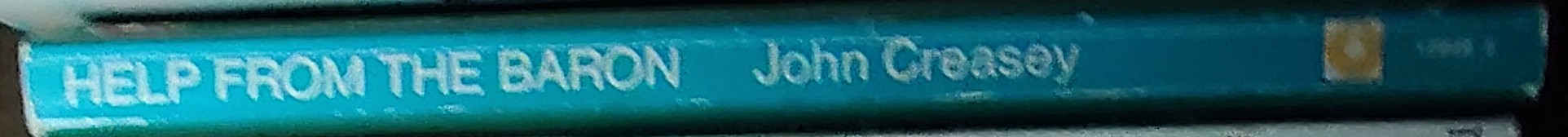 Anthony Morton  HELP FROM THE BARON spine of book image