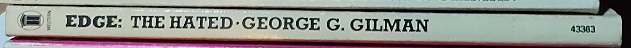 George G. Gilman  EDGE 33: THE HATED spine of book image