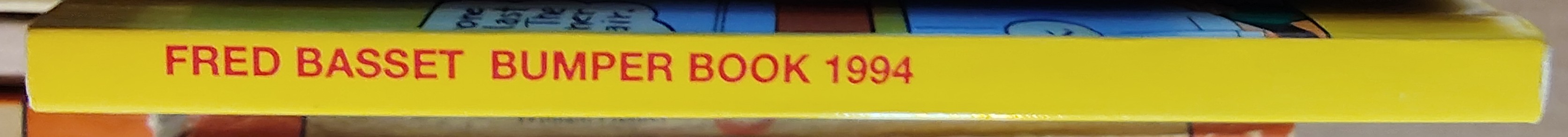 Alex Graham  FRED BASSET BUMPER BOOK 1994 spine of book image