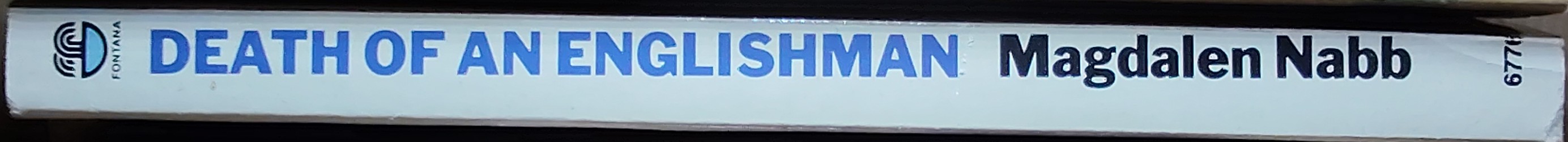 Magdalen Nabb  DEATH OF AN ENGLISHMAN spine of book image