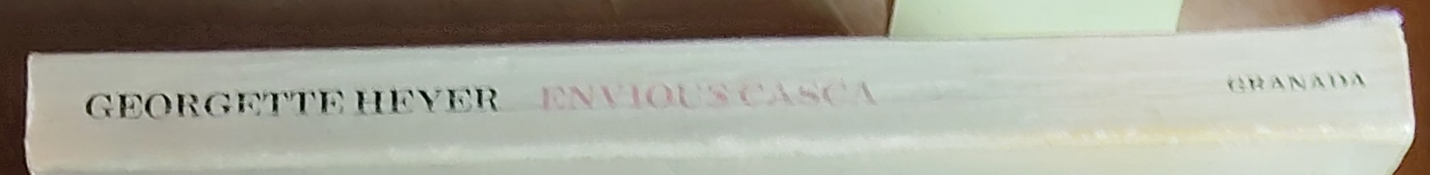 Georgette Heyer  ENVIOUS CASCA spine of book image