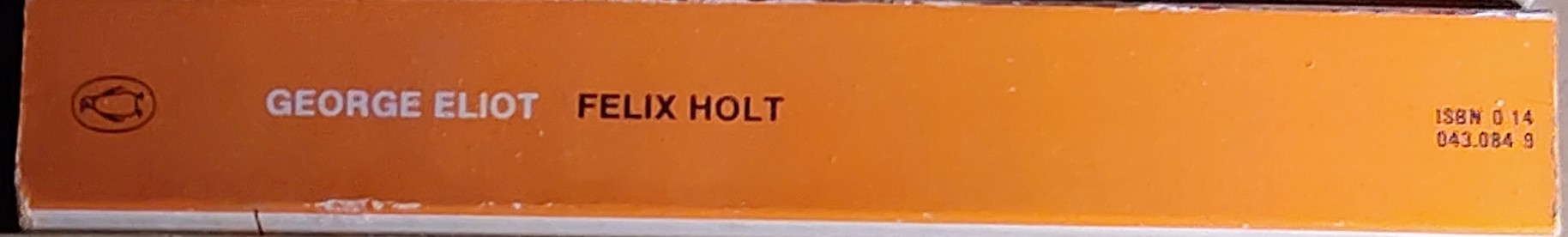 George Eliot  FELIX HOLT spine of book image