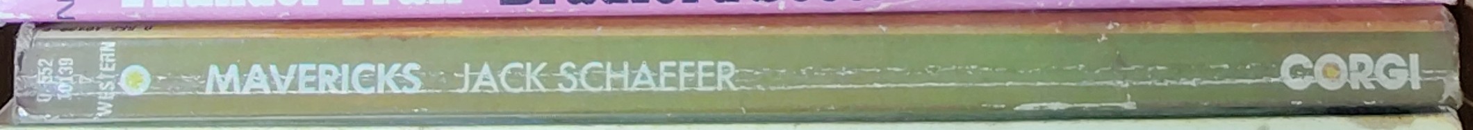 Jack Schaefer  MAVERICKS spine of book image