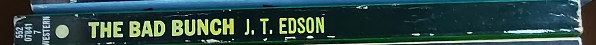 J.T. Edson  THE BAD BUNCH spine of book image