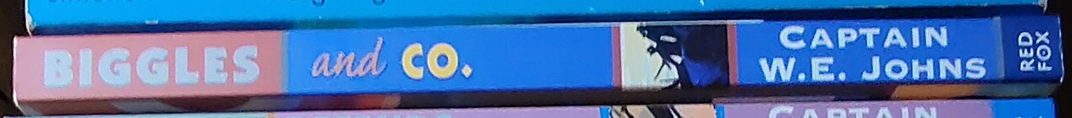 Captain W.E. Johns  BIGGLES & CO. spine of book image