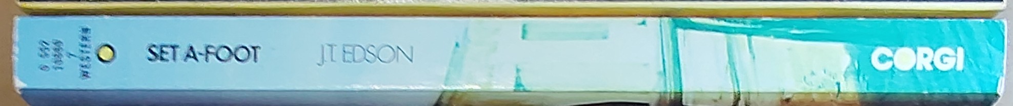 J.T. Edson  SET A-FOOT spine of book image