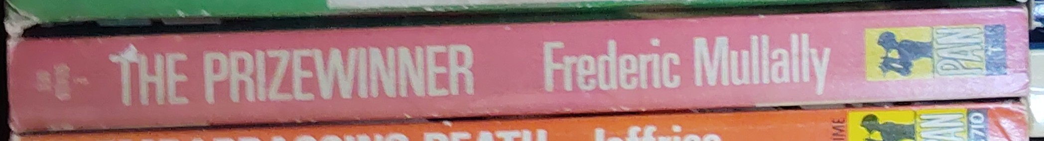 Frederic Mullally  THE PRIZEWINNER spine of book image