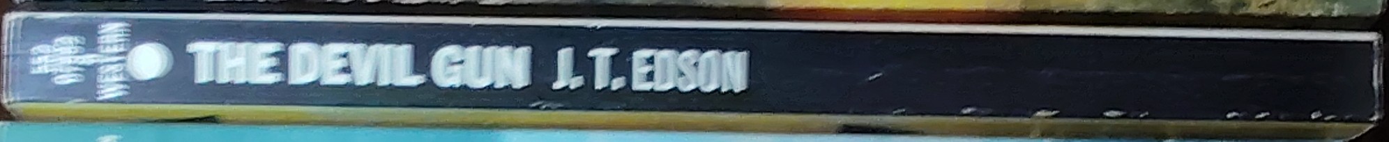 J.T. Edson  THE DEVIL GUN spine of book image
