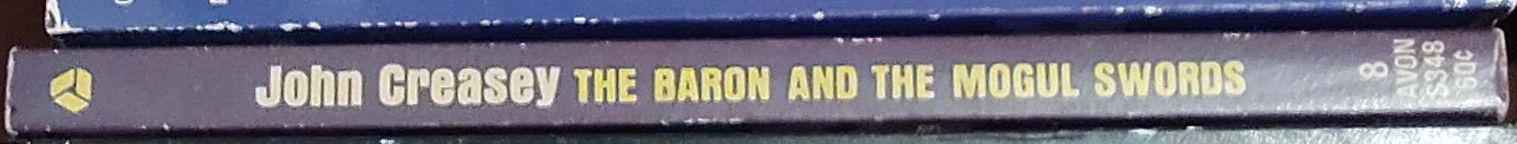 Anthony Morton  THE BARON AND THE MOGUL SWORDS spine of book image