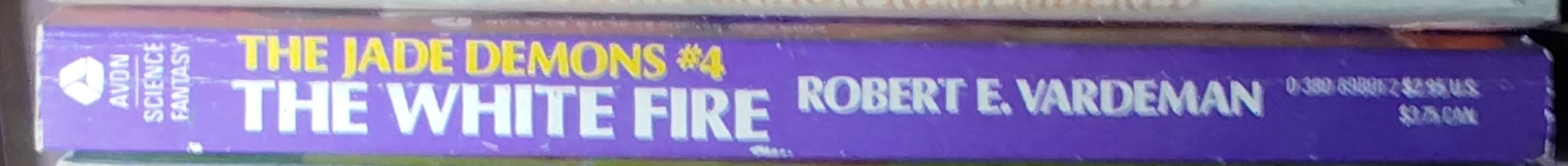 Robert E. Vardeman  THE WHITE FIRE spine of book image