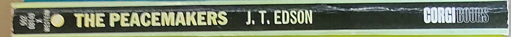 J.T. Edson  THE PEACEMAKERS spine of book image