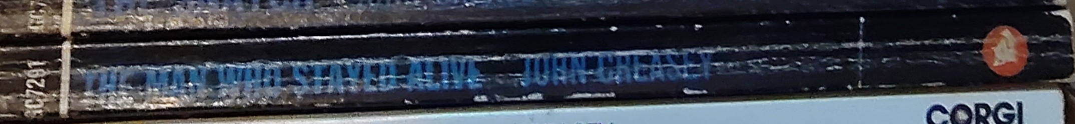 Gordon Ashe  THE MAN WHO STAYED ALIVE spine of book image