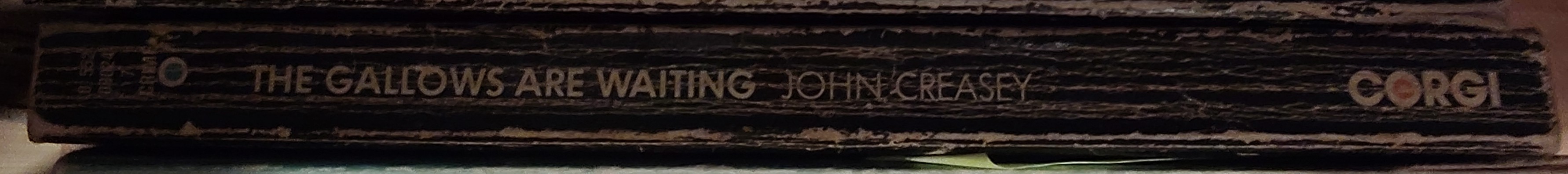 Jeremy York  THE GALLOWS ARE WAITING spine of book image