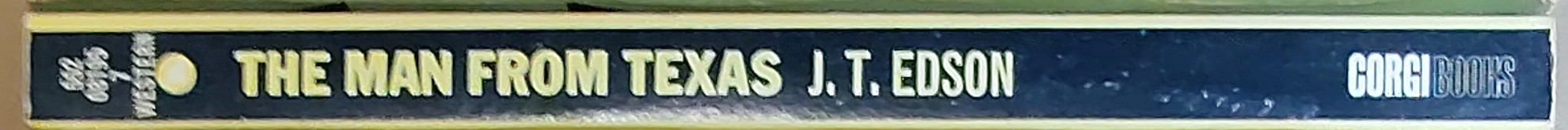 J.T. Edson  THE MAN FROM TEXAS spine of book image