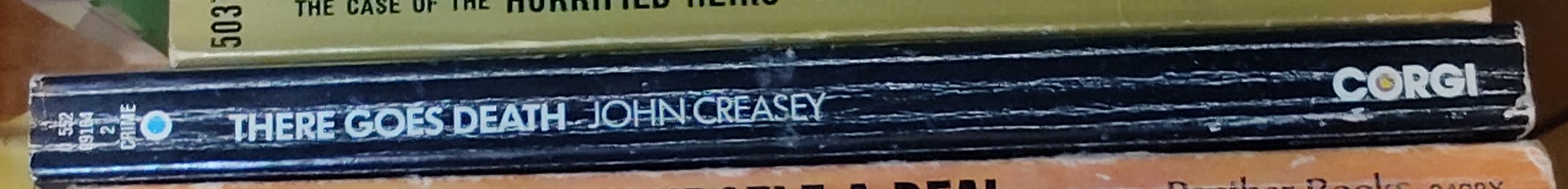 Gordon Ashe  THERE GOES DEATH spine of book image