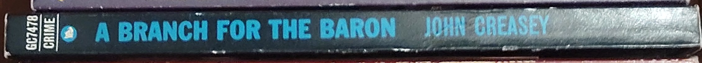 Anthony Morton  A BRANCH FOR THE BARON spine of book image