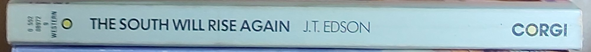 J.T. Edson  THE SOUTH WILL RISE AGAIN spine of book image