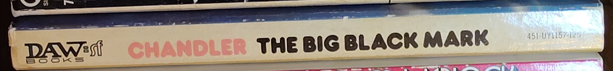 A.Bertram Chandler  THE BIG BLACK MARK spine of book image