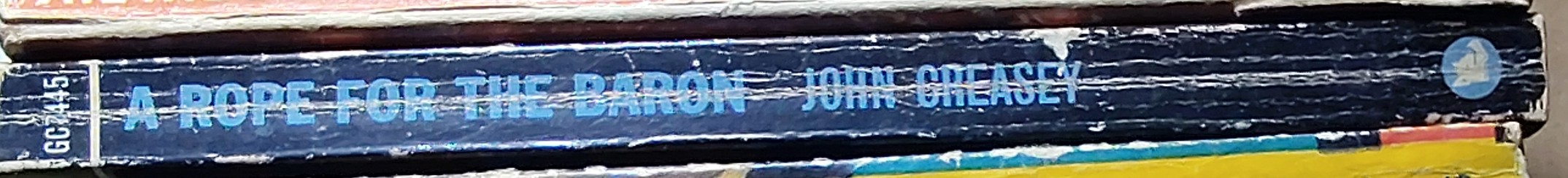 Anthony Morton  A ROPE FOR THE BARON spine of book image