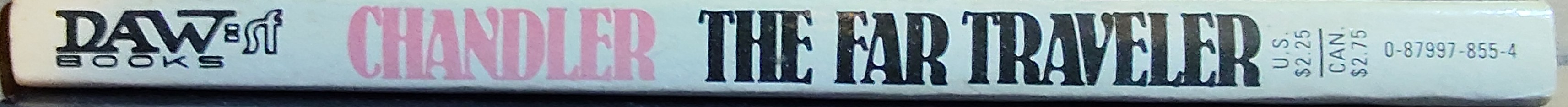 A.Bertram Chandler  THE FAR TRAVELER spine of book image