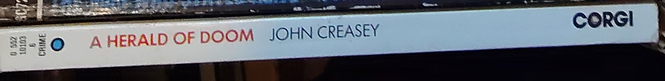 Gordon Ashe  A HERALD OF DOOM spine of book image