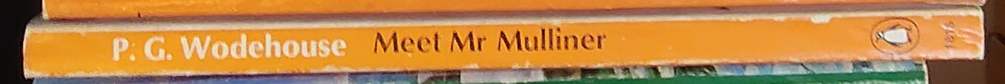 P.G. Wodehouse  MEET MR MULLINER spine of book image