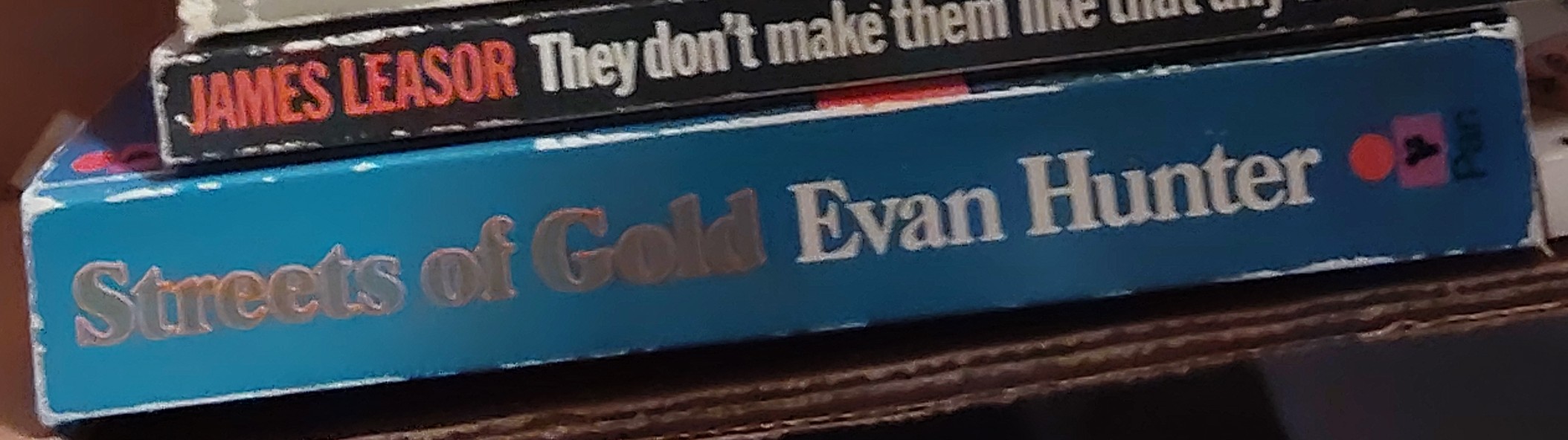 Evan Hunter  STREETS OF GOLD spine of book image