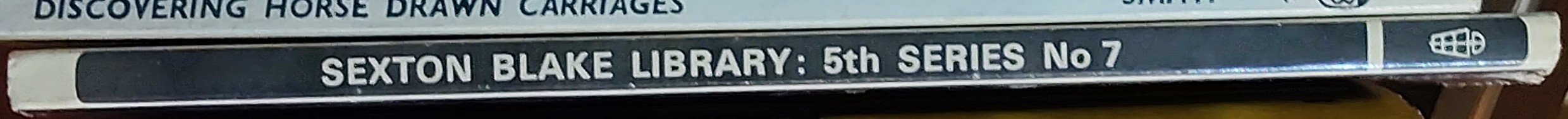 Richard Williams  THE MAN WITH THE IRON CHEST (Sexton Blake) spine of book image