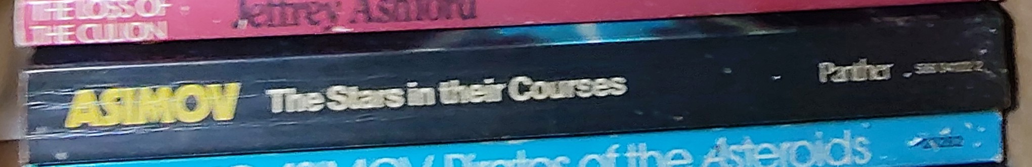 Isaac Asimov  THE STARS IN THEIR COURSES spine of book image