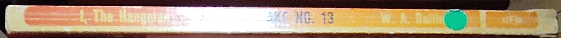 W.A. Ballinger  I, THE HANGMAN (Sexton Blake) spine of book image