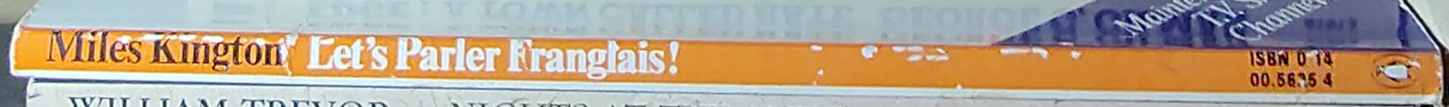 Miles Kington  LET'S PARLER FRANGLAIS! spine of book image