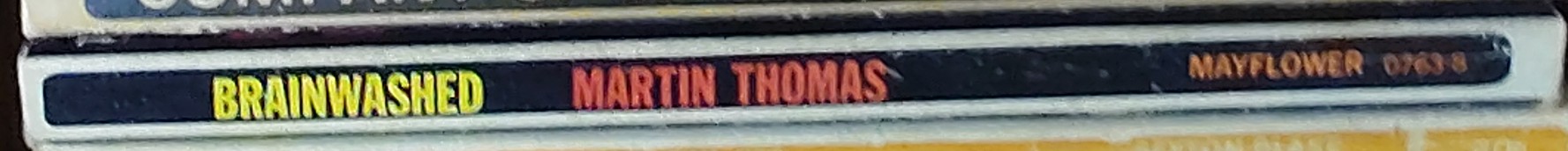 Martin Thomas  BRAINWASHED (Sexton Blake) spine of book image