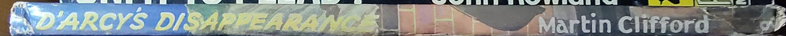 Martin Clifford  D'ARCY'S DISAPPEARANCE spine of book image