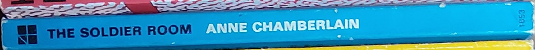 Anne Chamberlain  THE SOLDIER ROOM spine of book image