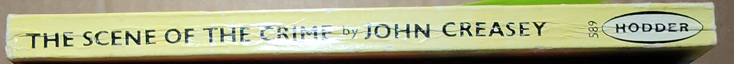 John Creasey  THE SCENE OF THE CRIME (Roger West) spine of book image