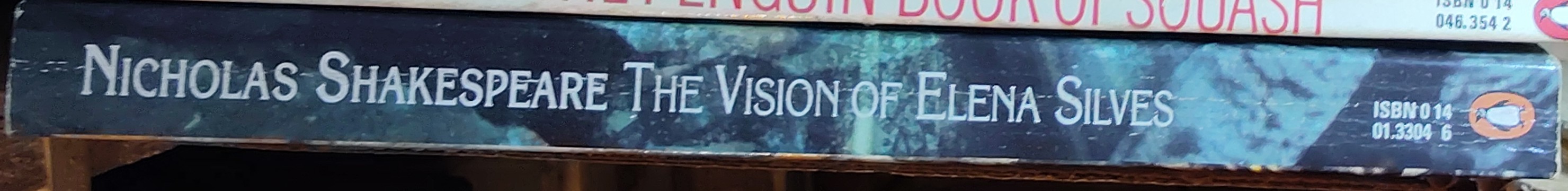 Nicholas Shakespeare  THE VISION OF ELENA SILVES spine of book image