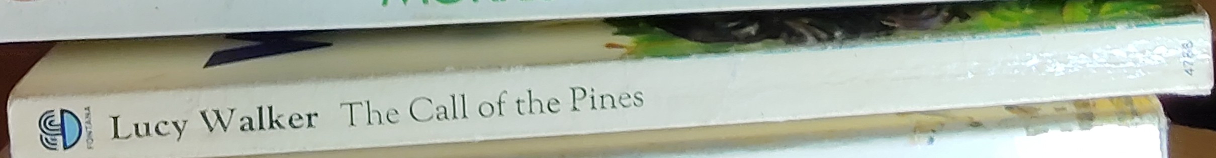 Lucy Walker  THE CALL OF THE PINES spine of book image