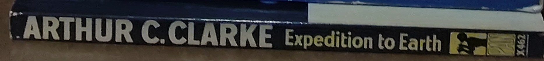 Arthur C. Clarke  EXPEDITION TO EARTH spine of book image