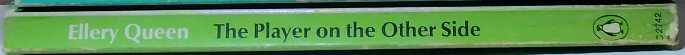 Ellery Queen  THE PLAYER ON THE OTHER SIDE spine of book image