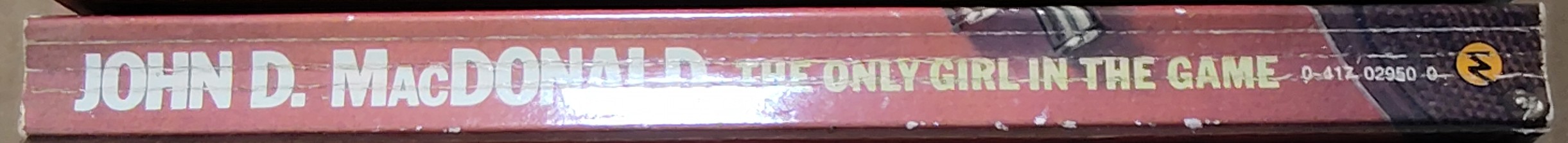 John D. MacDonald  THE ONLY GIRL IN THE GAME spine of book image