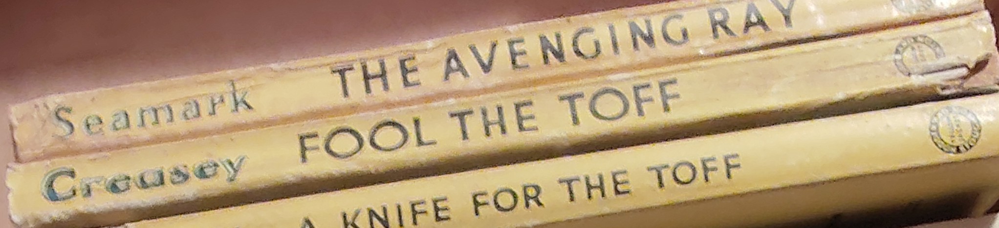 John Creasey  FOOL THE TOFF spine of book image