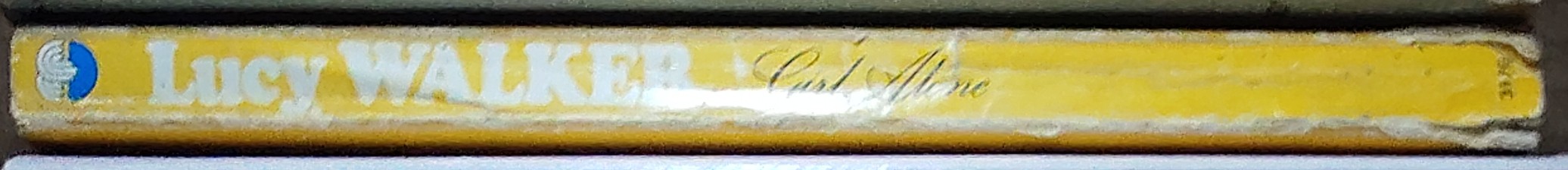 Lucy Walker  GIRL ALONE spine of book image