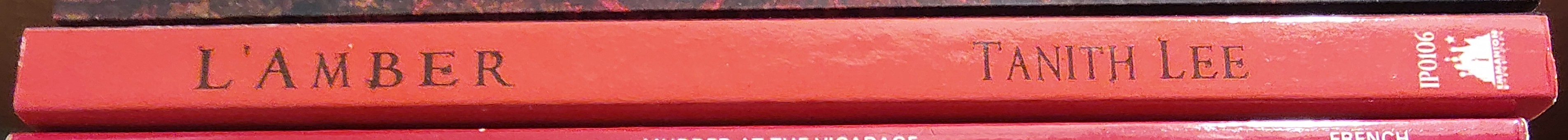 Tanith Lee  L'AMBER spine of book image