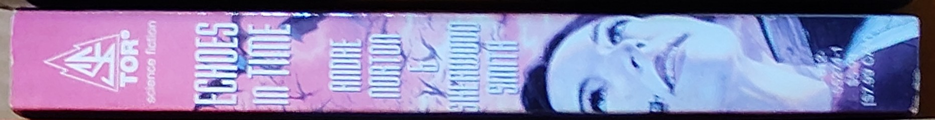 Andre Norton  ECHOES IN TIME spine of book image