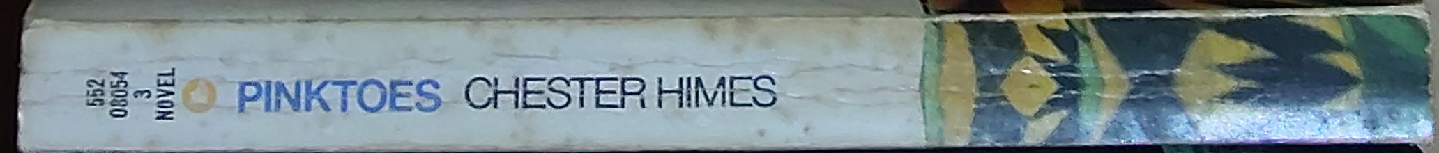 Chester Himes  PINKTOES spine of book image