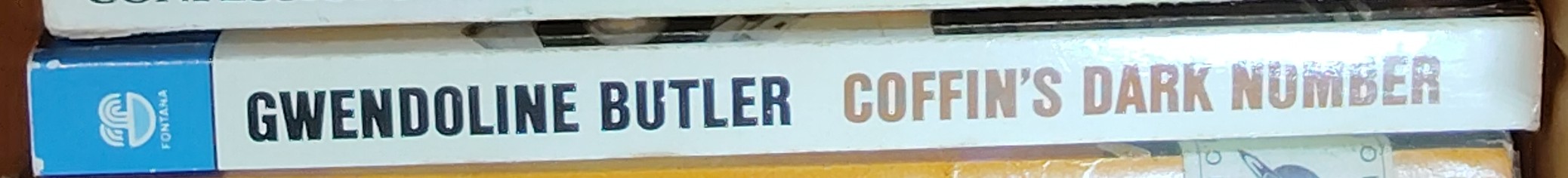 Gwendoline Butler  COFFIN'S DARK NUMBER spine of book image